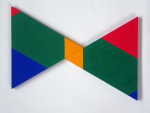 Poly-Uni (triangle+triangle) 1979-2009, oil on wood, 50x50 cm